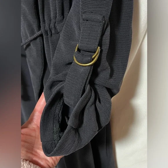 NEW Anthropologie Alia Draped Cardigan Cinch Waist Long Sleeve Blazer Sweater - Picture 8 of 13